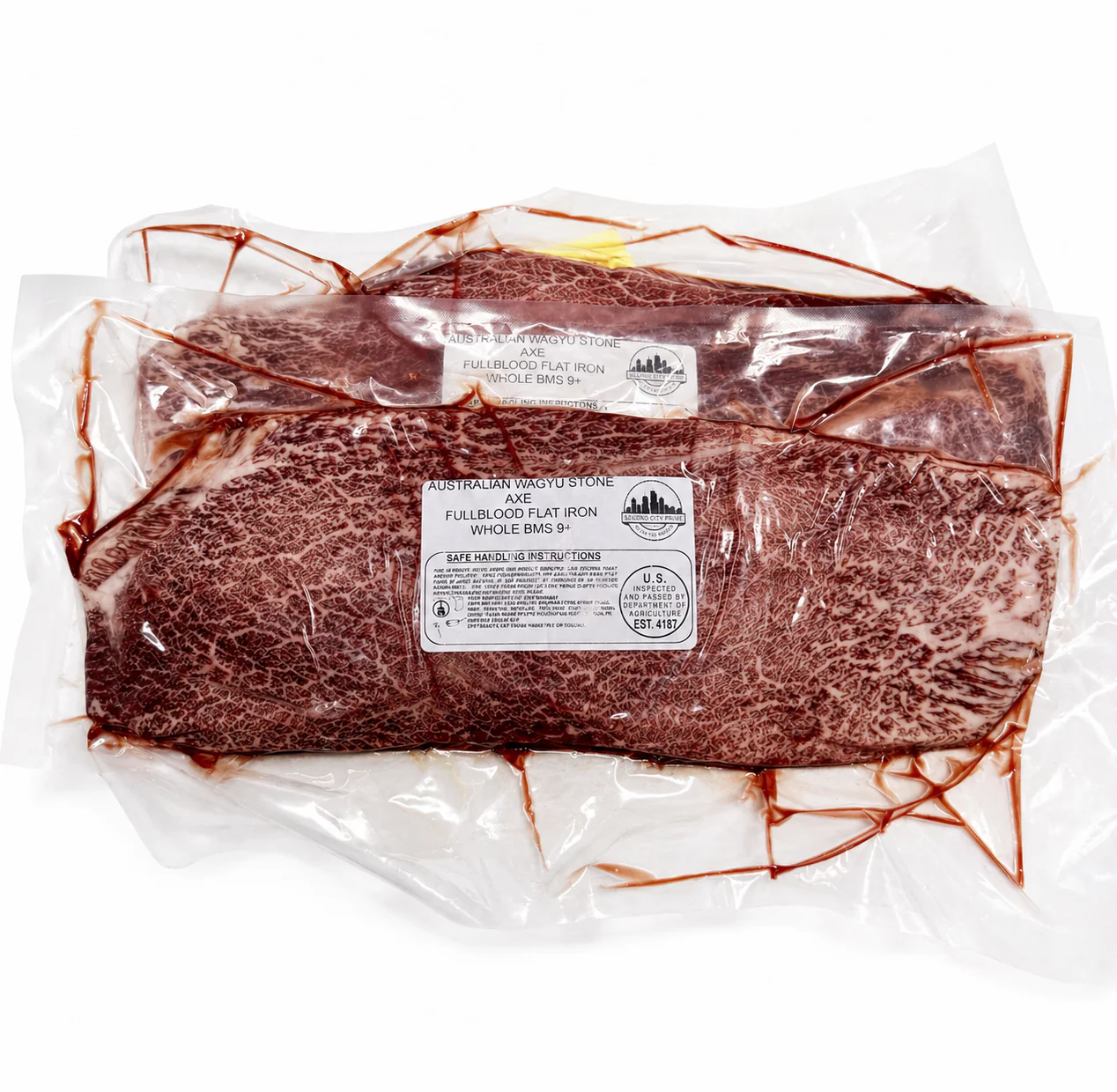 Australian Wagyu Whole Flat Iron (Marble Score: 9+)